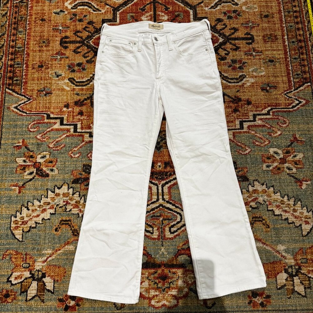 Madewell Mid Rise Kick Out Jeans, Size 28